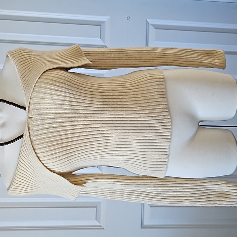 Nasty Gal Sweater Cream Size M